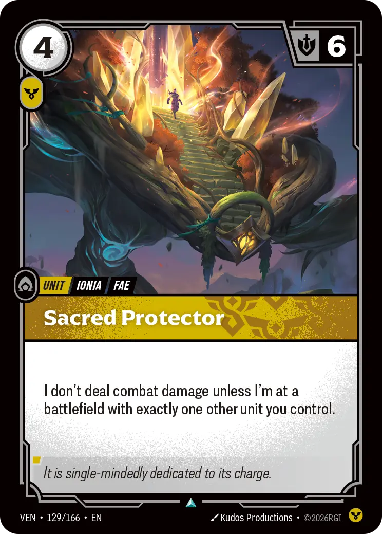 Sacred Protector (Unit) (VEN-129/166) (U)