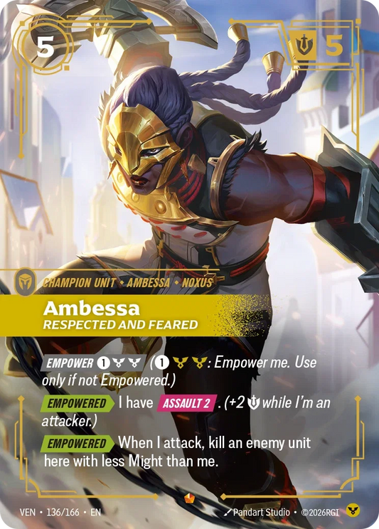 Ambessa, Respected and Feared (Unit) (VEN-136/166) (E)