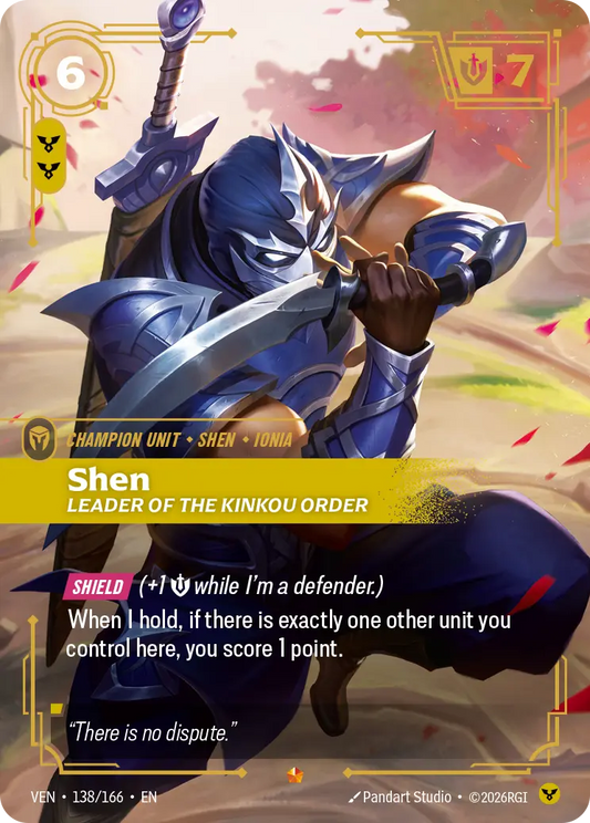 Shen, Leader of the Kinkou Order (Unit) (VEN-138/166) (E)