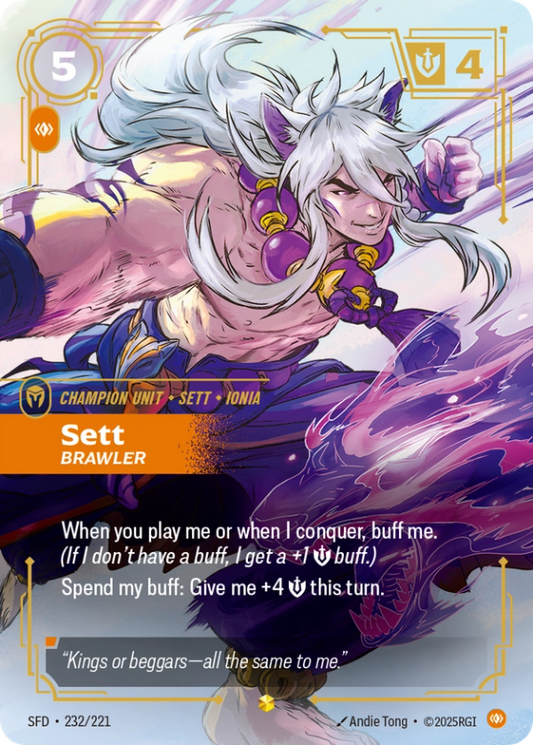 Sett Brawler (Champion Unit) (SFD-232/221) (Showcase)