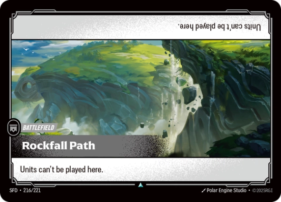 Rockfall Path (Battlefield) (SFD-216/221) (UnCommon)