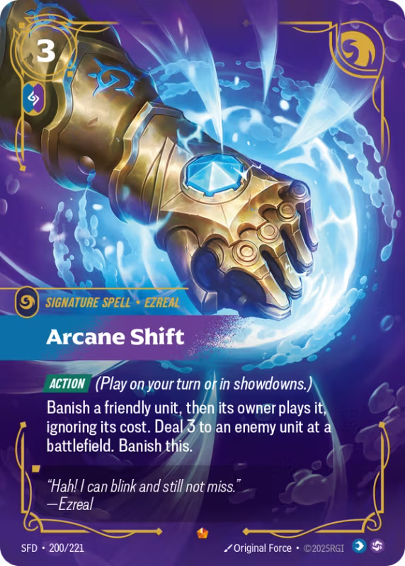 Arcane Shift (Signature Spell) (SFD-200/221) (Epic)