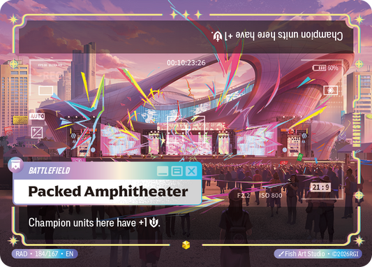 Packed Amphitheater (Battlefield) (RAD-184/167) (Showcase) (Alternate Art - Ultimate Rare)