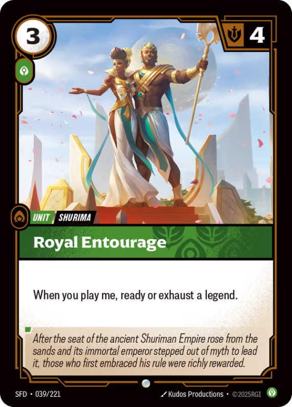 Royal Entourage (Unit) (SFD-039/221) (Common)