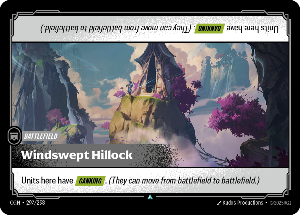 Windswept Hillock (Battlefield) (OGN-297/298) (Uncommon)