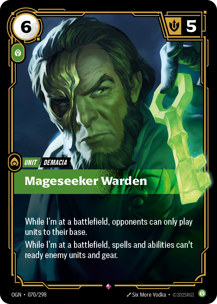Mageseeker Warden (Unit) (OGN-070/298) (Rare)