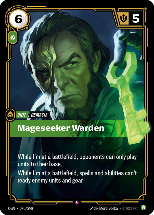 Mageseeker Warden (Unit) (OGN-070/298) (Rare)