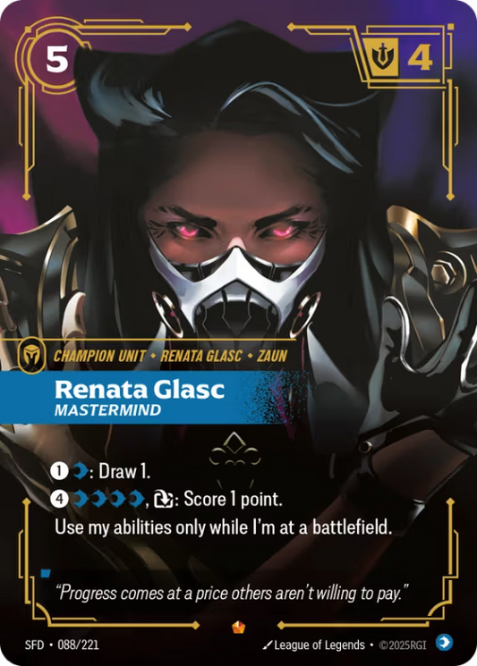 Renata Glasc, Mastermind (Champion Unit) (SFD-088/221) (Epic)