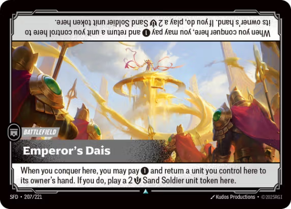 Emperor’s Dais (Battlefield) (SFD-207/221) (UnCommon)