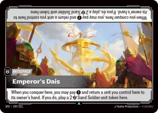 Emperor’s Dais (Battlefield) (SFD-207/221) (UnCommon)