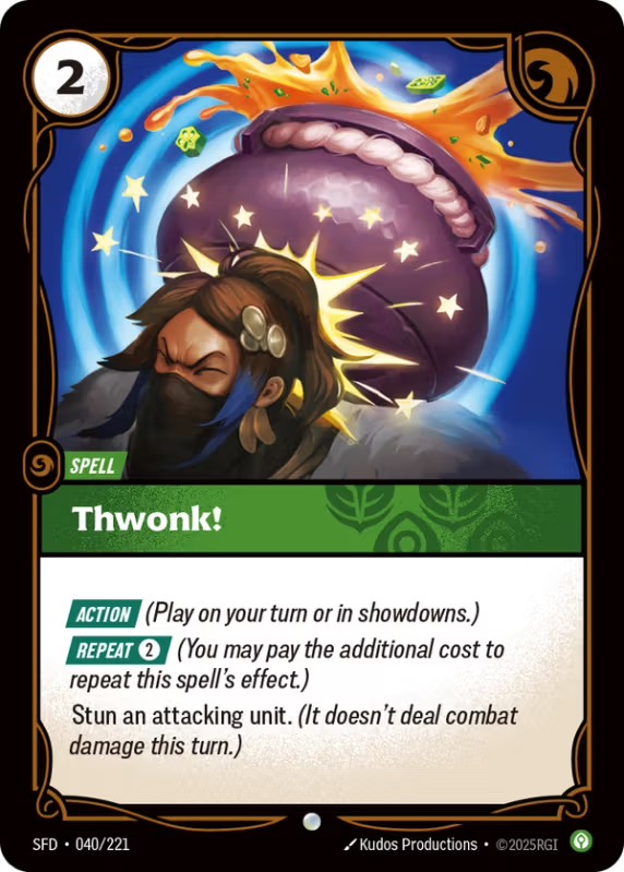 Thwonk! (Spell) (SFD-040/221) (Common)