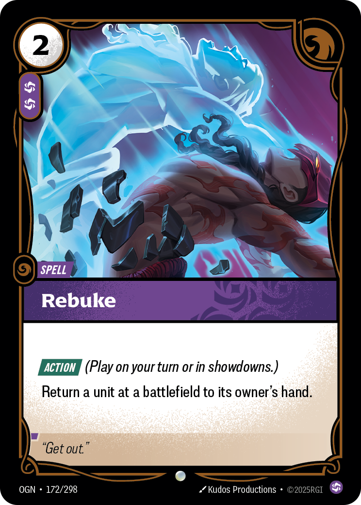 Rebuke (Spell) (OGN-172/298) (Common)
