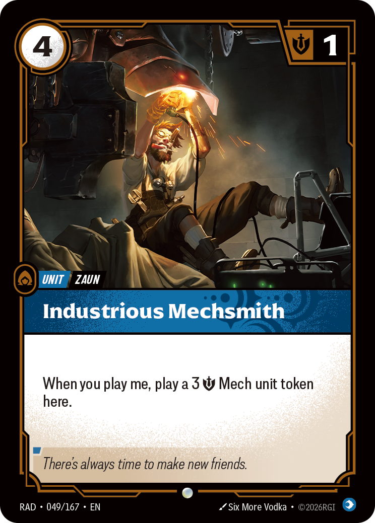Industrious Mechsmith (Unit) (RAD-049/167) (Common)