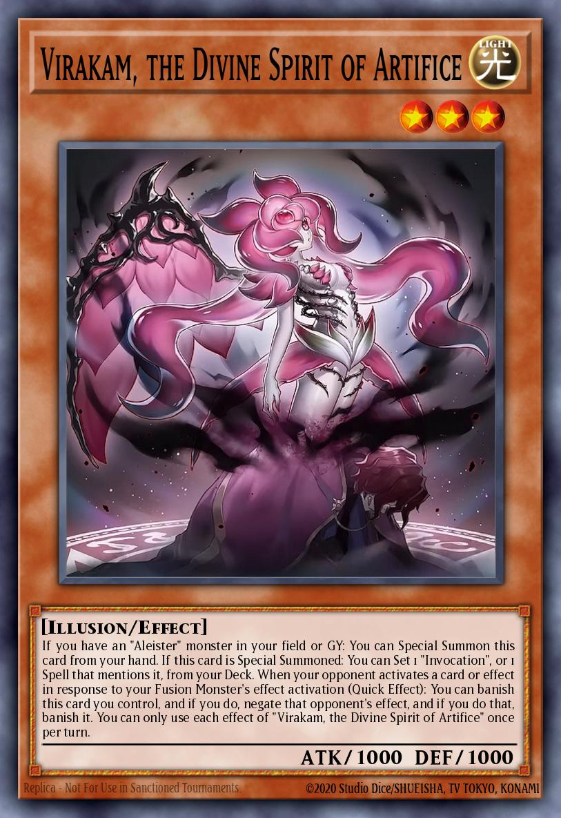 Virakam, the Divine Spirit of Artifice (Monster) (CORI-EN017)