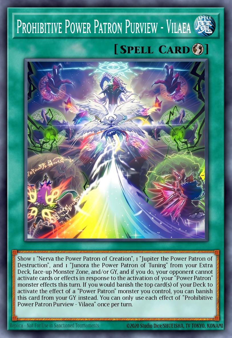 Prohibitive Power Patron Purview - Vilaea (Spell) (CORI-EN055)