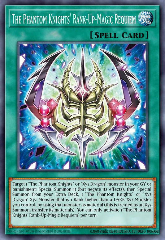 The Phantom Knights' Rank-Up-Magic Requiem (Spell) (CORI-EN057)