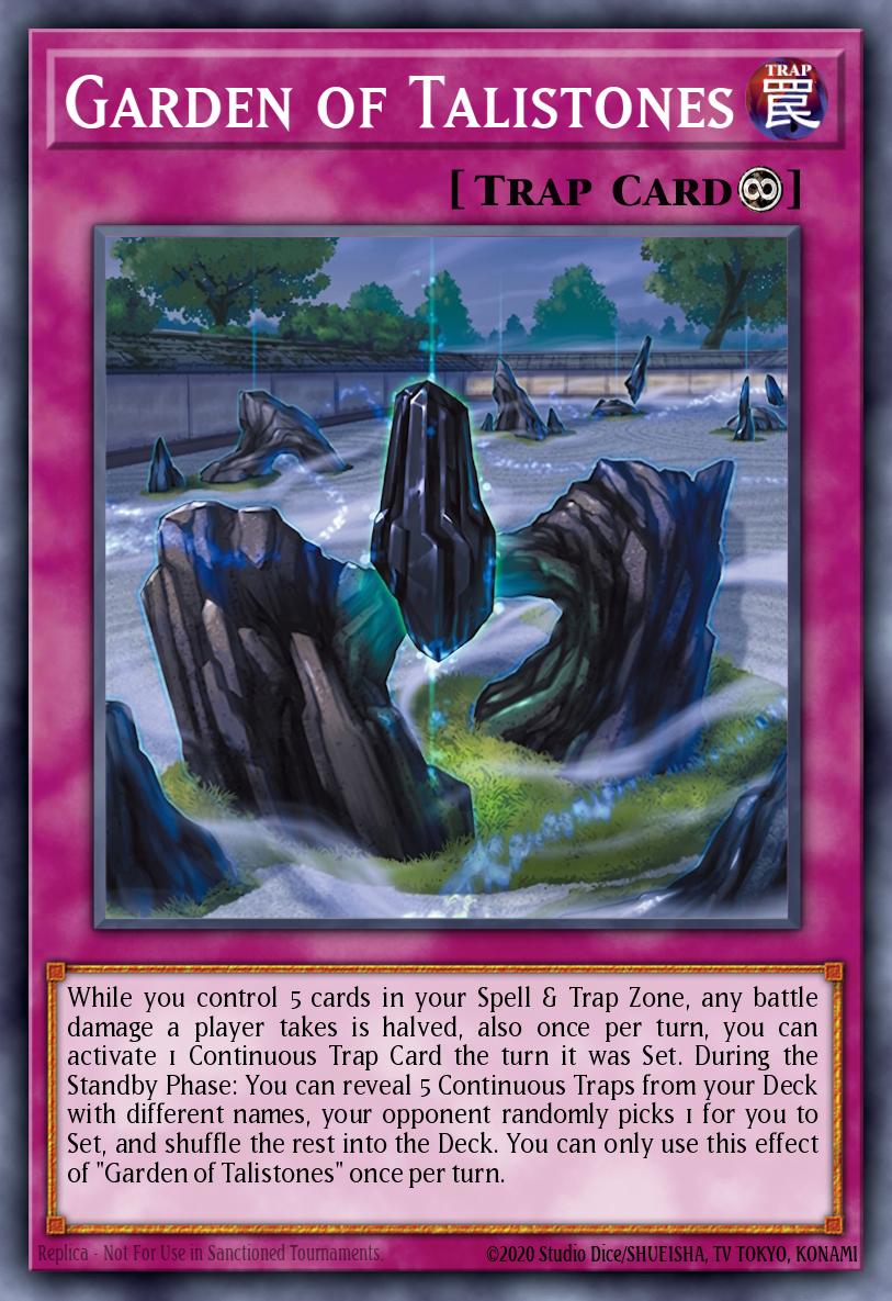 Garden of Talistones (Trap) (CORI-EN080)