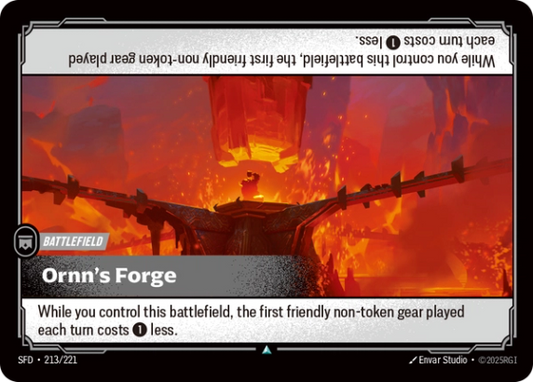 Ornn”s Forge (Battlefield) (SFD-213/221) (UnCommon)