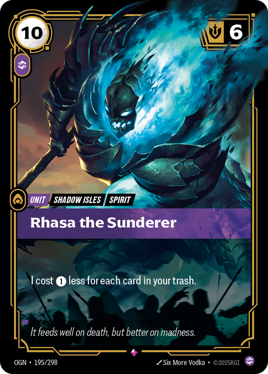 Rhasa the Sunderer (Unit) (OGN-195/298) (Rare)
