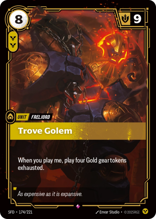 Trove Golem (Unit) (SFD-174/221) (Rare)