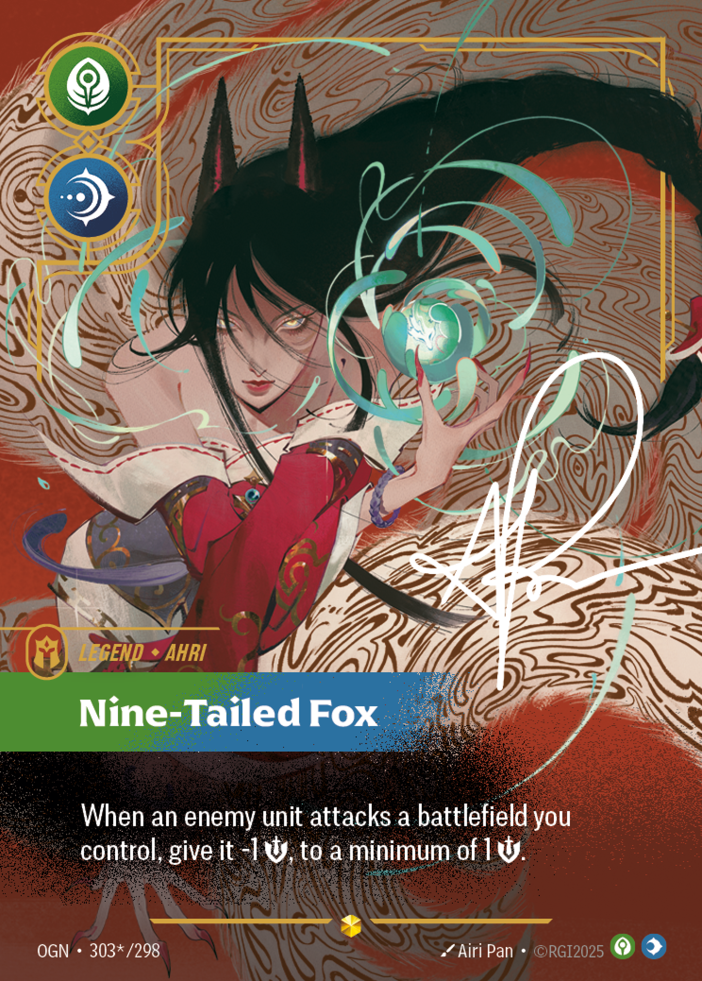 Nine-Tailed Fox (Legend) (OGN-303*/298) (Showcase)