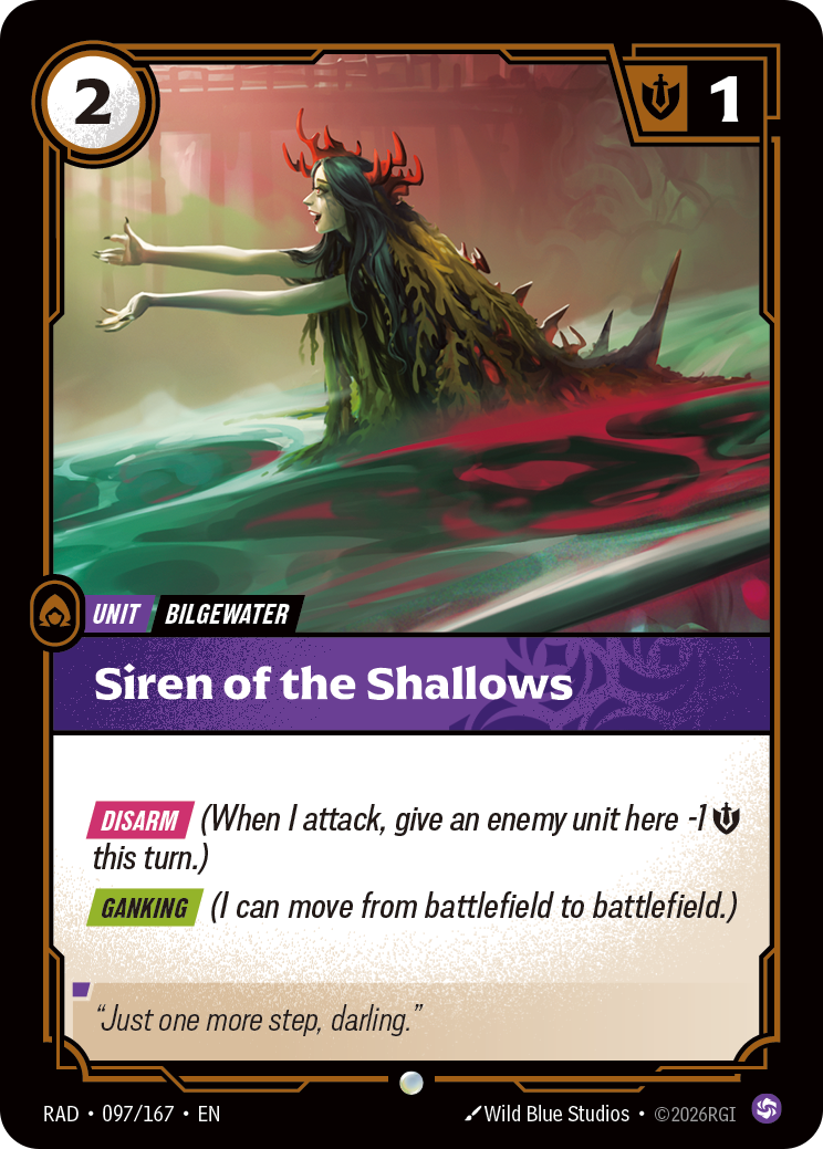 Siren of the Shallows (Unit) (RAD-097/167) (Common)