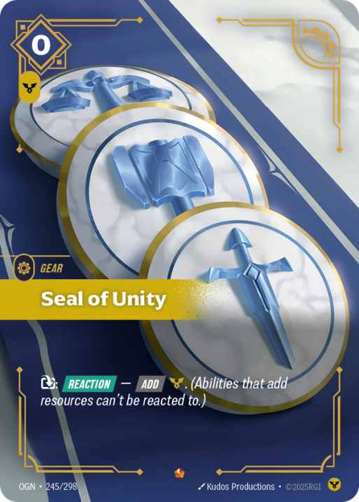 Seal of Unity (Gear) (OGN-245/298)