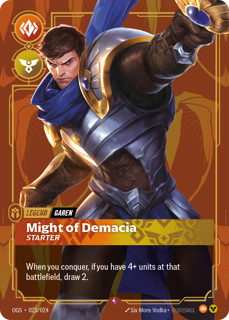 Might of Demacia - Starter (Champion Legend) (OGS-023/024) (Rare)