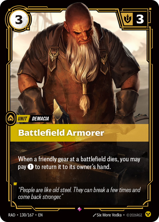 Battlefield Armorer (Unit) (RAD-130/167) (Rare)