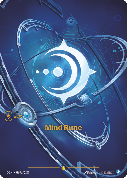 Mind Rune (Basic Rune) (OGN-089a/298) (Showcase)