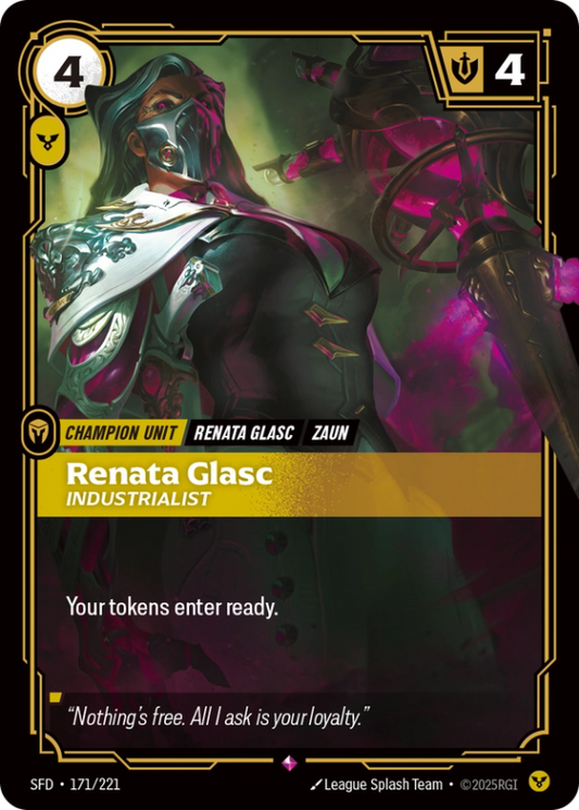 Renata Glasc, Industrialist (Champion Unit) (SFD-171/221) (Rare)