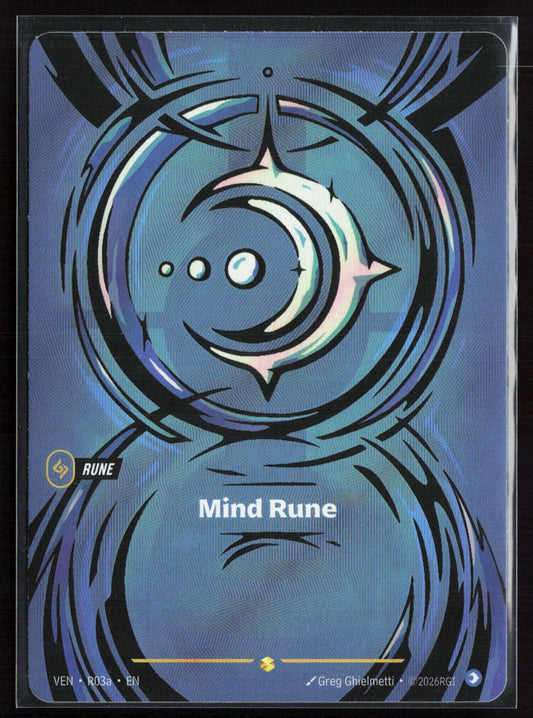 Mind Rune (Rune) (VEN-R03a) (Showcase) (Alternate Art)
