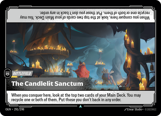 The Candlelit Sanctum (Battlefield) (OGN-291/298) (Uncommon)