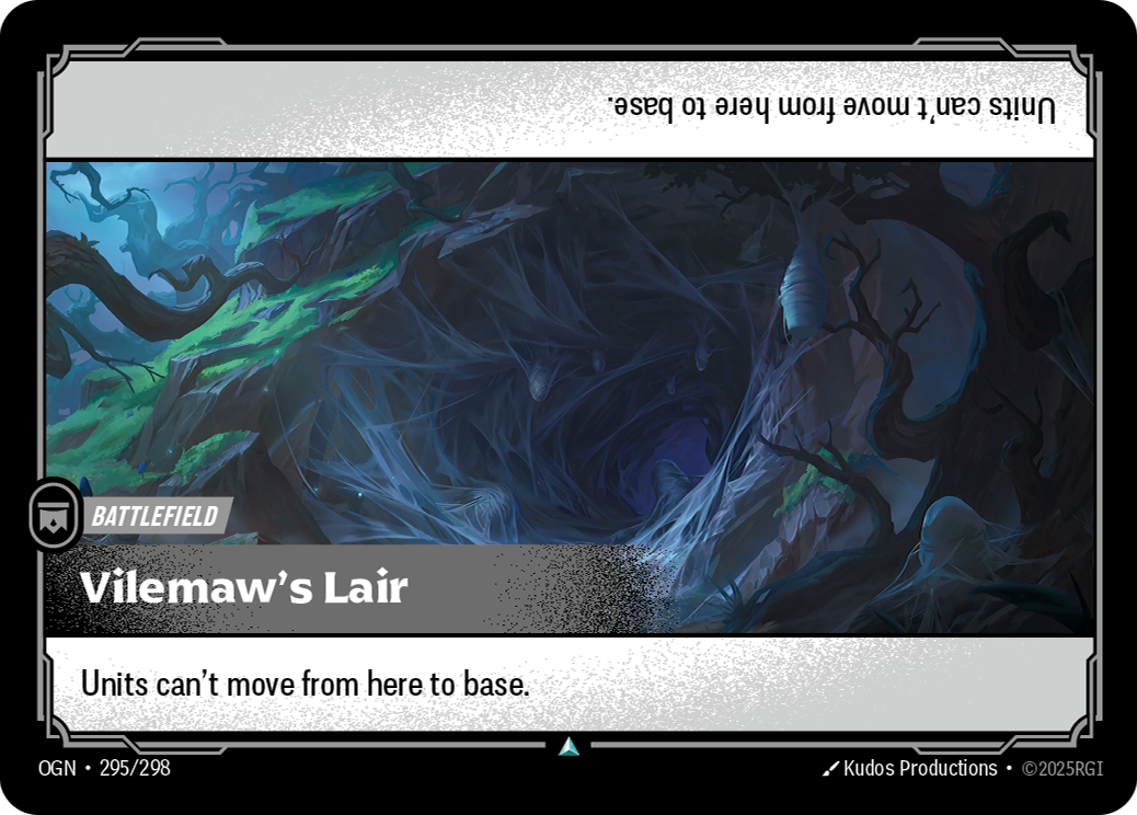 Vilemaw's Lair (Battlefield) (OGN-295/298) (Uncommon)