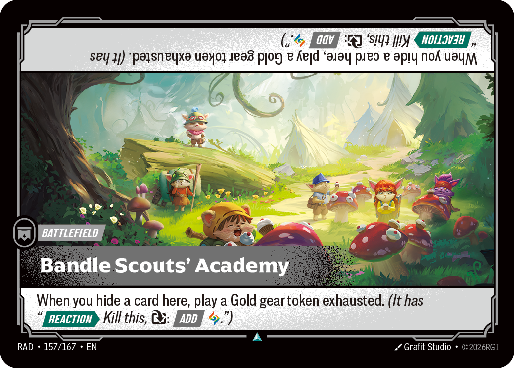 Bandle Scouts' Academy (Battlefield) (RAD-157/167) (Uncommon)