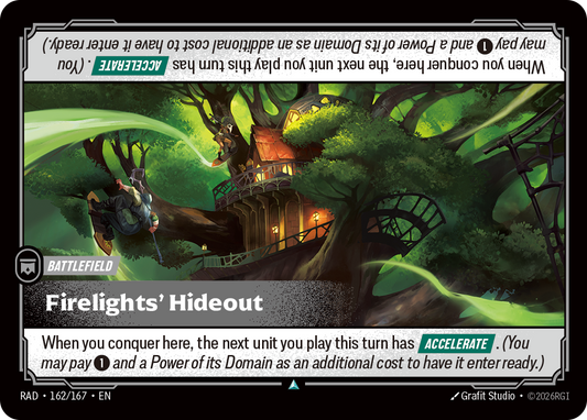 Firelights' Hideout (Battlefield) (RAD-162/167) (Uncommon)