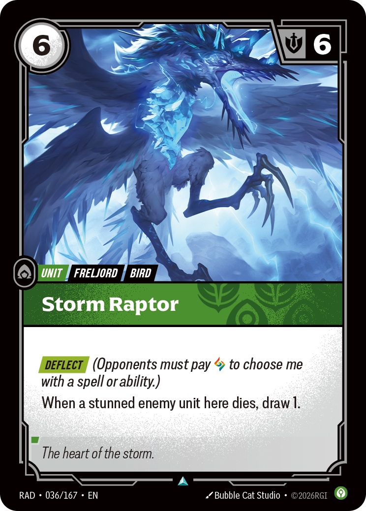 Storm Raptor (Unit) (RAD-036/167) (Uncommon)