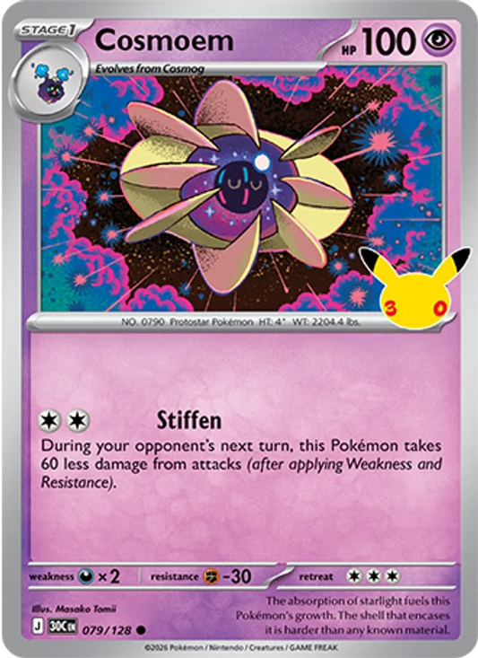 Cosmoem (Stage 1 Pokémon) (30C-079/128) (Common)