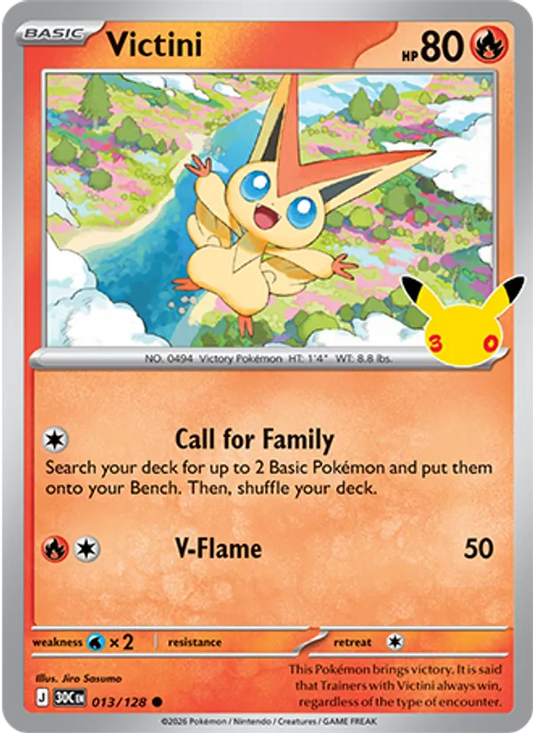 Victini (Basic Pokémon) (30C-013/128) (Common)