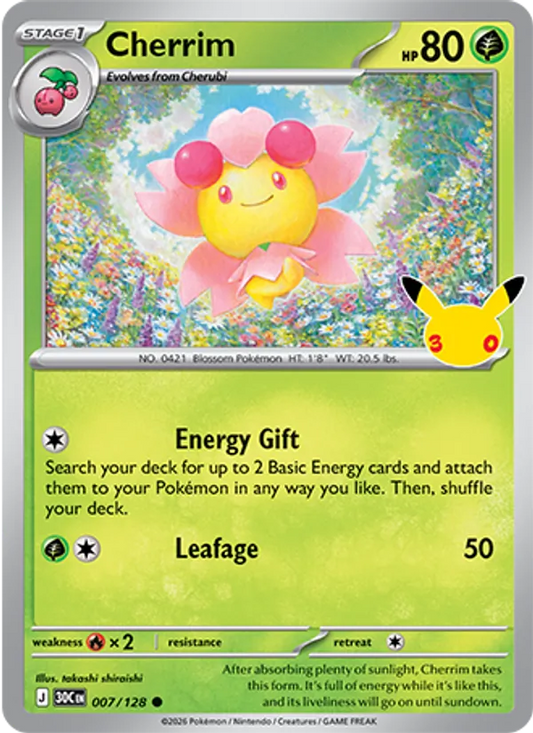 Cherrim (Stage 1 Pokémon) (30C-007/128) (Common)