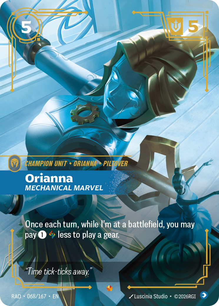 Orianna, Mechanical Marvel (Unit) (RAD-068/167) (Epic)