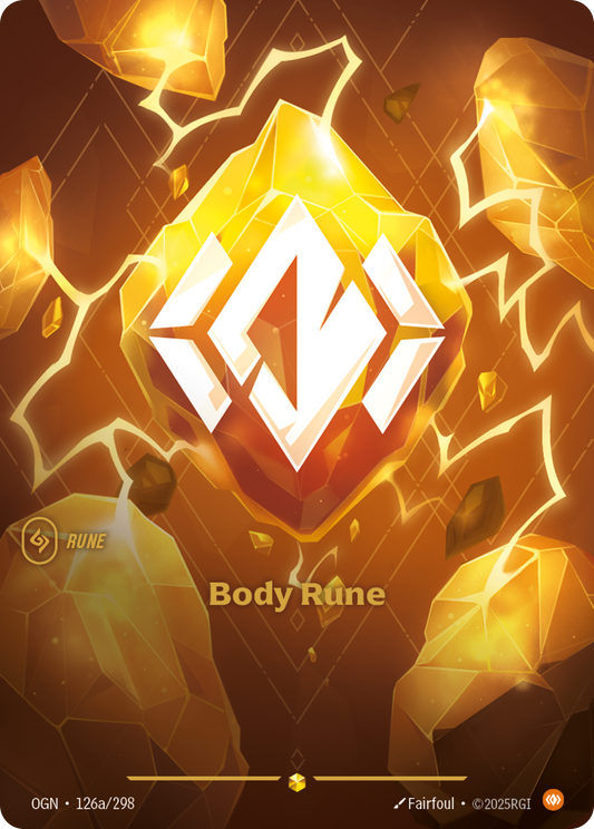 Body Rune (Basic Rune) (OGN-126a/298) (Showcase)