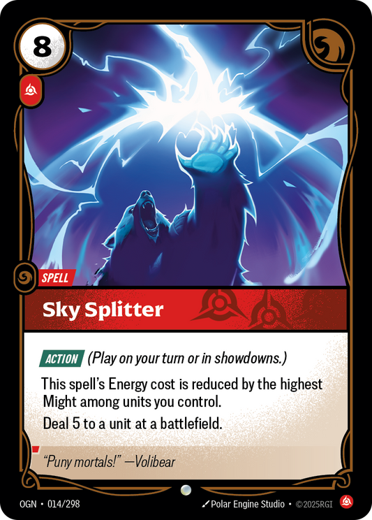 Sky Splitter (Spell) (OGN-014/298) (Common)