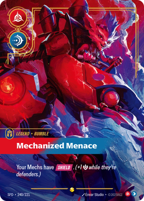 Rumble Mechanized Menace (Legend) (SFD-240/221) (Showcase)