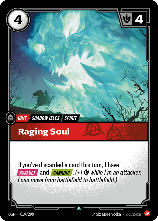 Raging Soul (Unit) (OGN-019/298) (Uncommon)