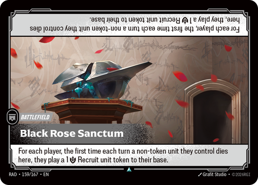 Black Rose Sanctum (Battlefield) (RAD-159/167) (Uncommon)