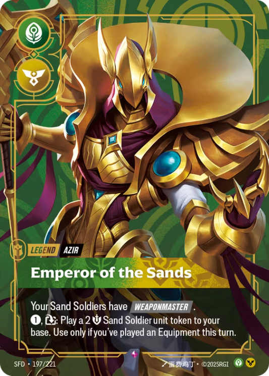Emperor of the Sands (Legend) (SFD-197/221) (Rare)