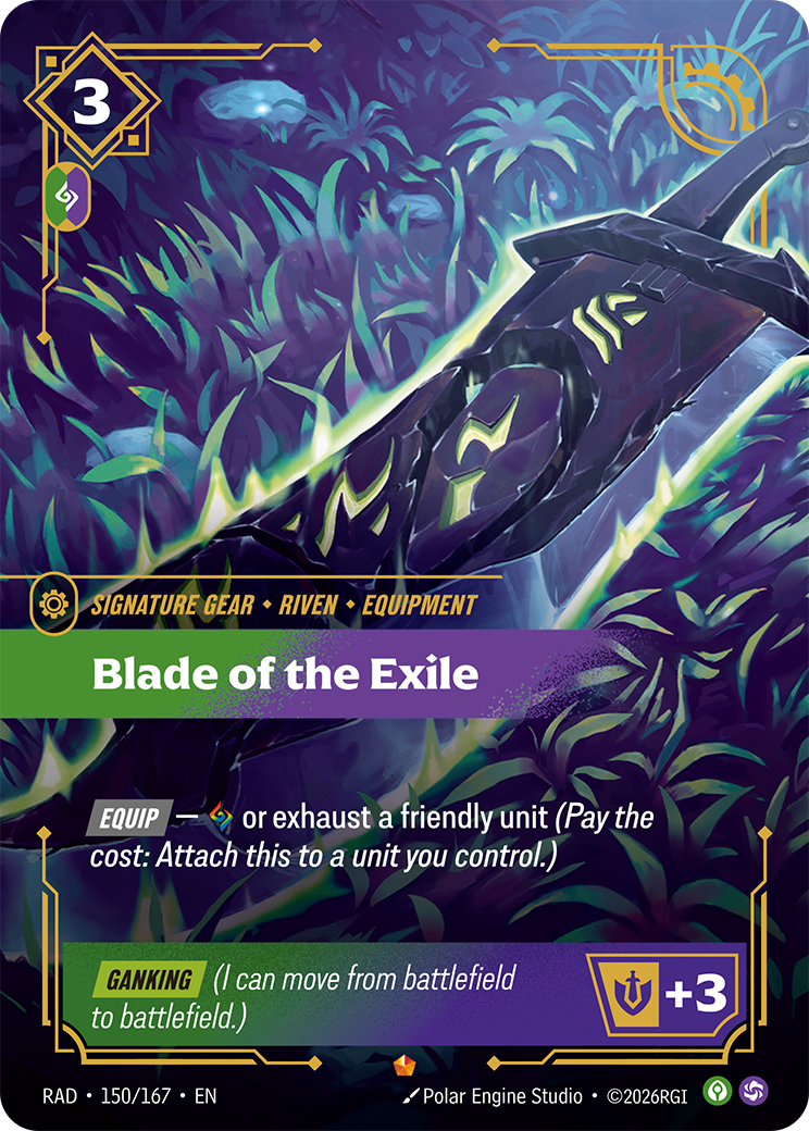 Blade of the Exile (Gear) (RAD-150/167) (Epic)