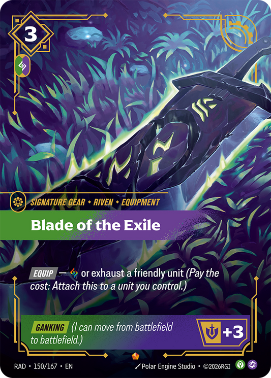 Blade of the Exile (Gear) (RAD-150/167) (Epic)