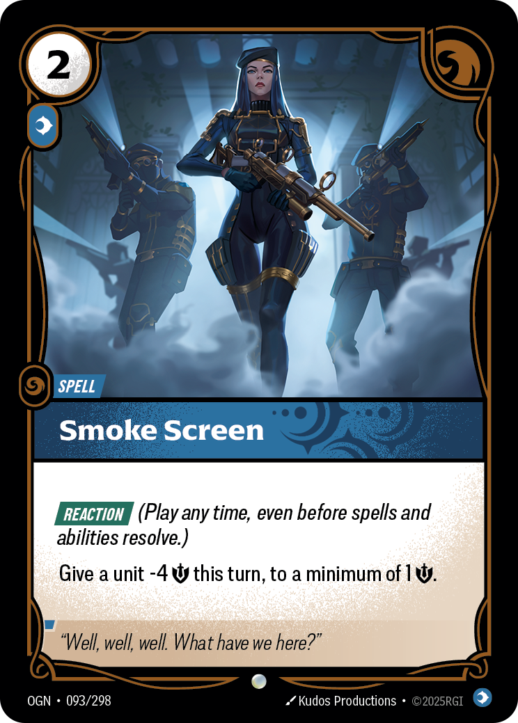 Smoke Screen (Spell) (OGN-093/298) (Common)
